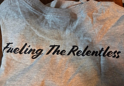 Back Script Tee - Grey